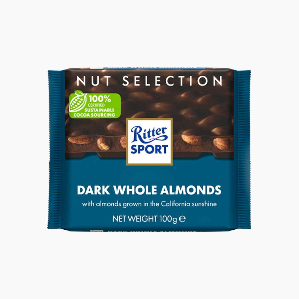 [Rittersport] Dark Whole Almond 100g