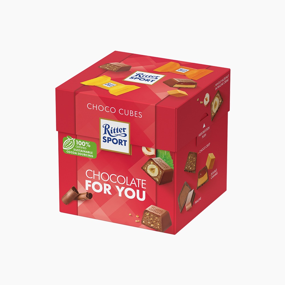 [Rittersport] Choco cube Chocolate for you 176g