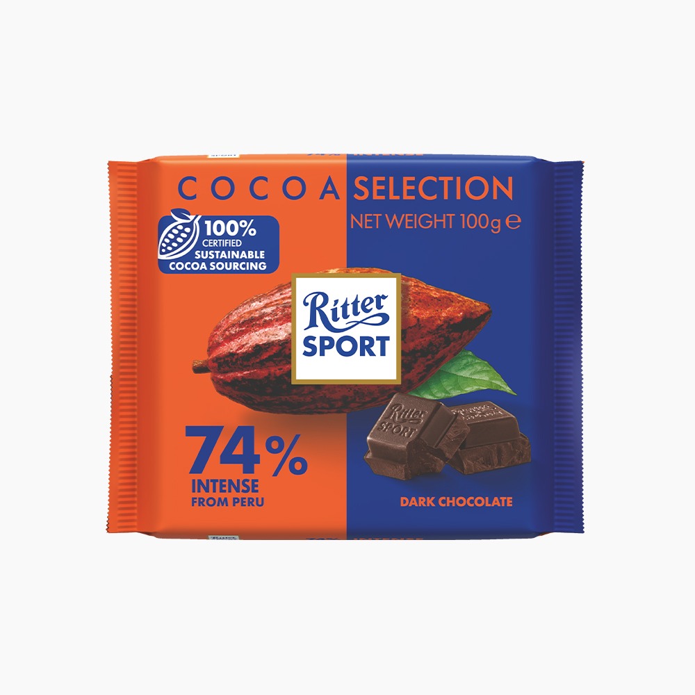 [Rittersport] Cacao Selection Intense 74% 100g