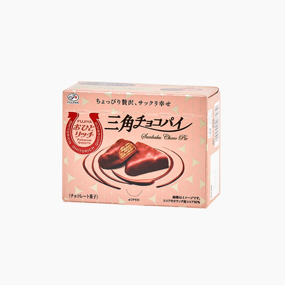 [Fujiya] Ohhitori Sankaku Choco Pie 74g
